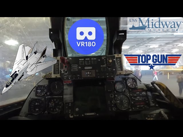 Real F14 Cockpit in VR180 3D 4K