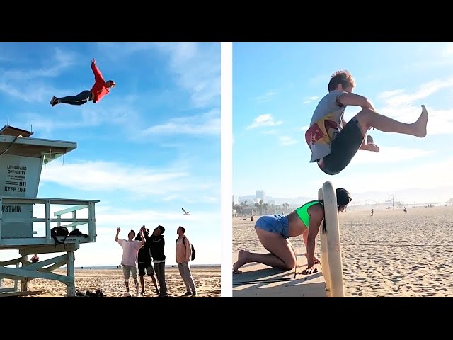 Action Comedy / Parkour and Freerunning / Best Flips of Pasha The Boss