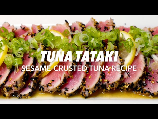 A Perfect Japanese Appetizer: Tuna Tataki