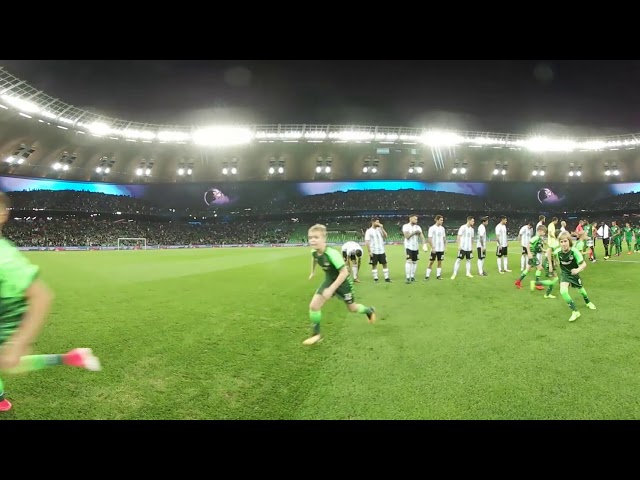 Experiencia 360 - Himno Nacional Argentino en el partido de Argentina vs Nigeria