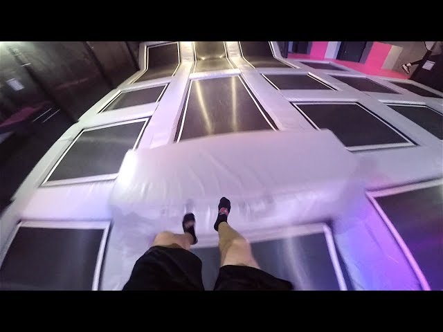 Trampolin Parkour POV & Flips | PARKOUR Vlog #72