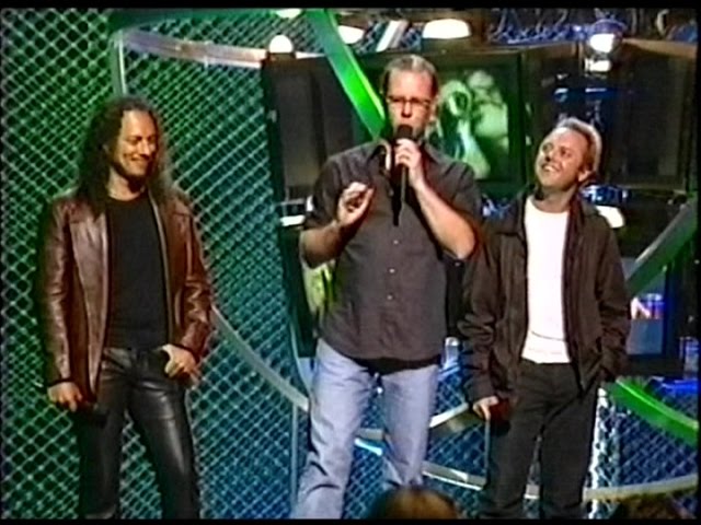 Metallica's James, Lars & Kirk at MTV Icon - Aerosmith (2002) [TV Broadcast]