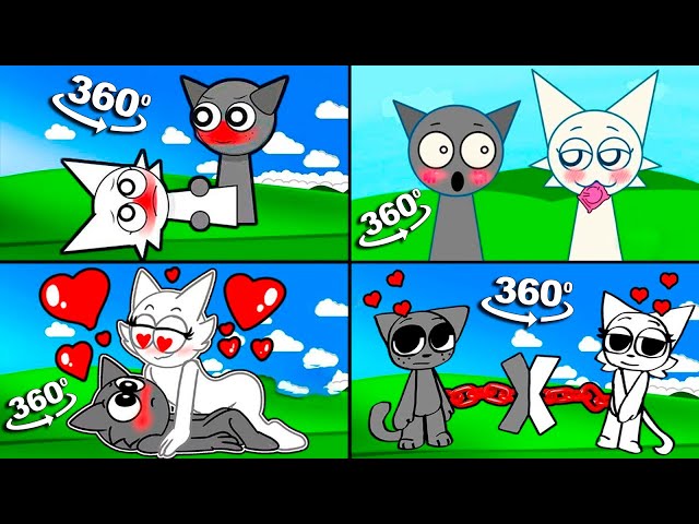 Incredibox Sprunki Gray x Wenda Sus Meme Compilation in 360° VR