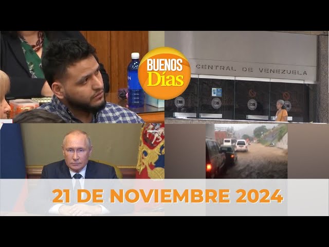 Noticias en la Mañana en Vivo ☀️ Buenos Días Jueves 21 de Noviembre de 2024 - Venezuela