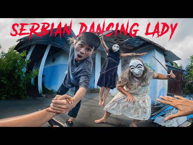 ESCAPING SERBIAN DANCING LADY REAL LIFE 2.0 | Horror Parkour Pov Short | By B2F Viet Nam