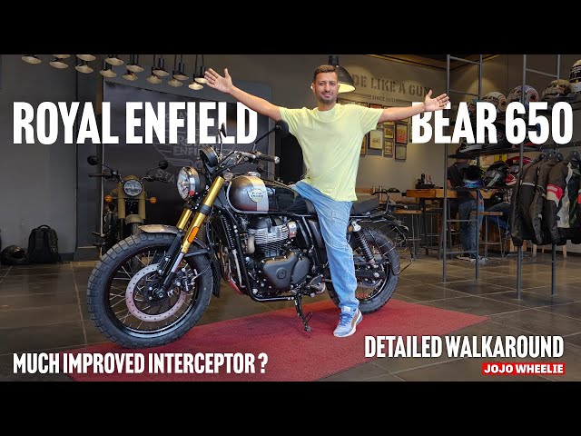 New Royal Enfield Bear 650  most detailed walkaround | refined retro scrambler with the latest tech