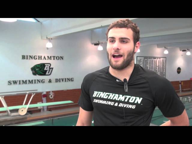 Binghamton University Athlete of the Week - Devin Zdanowski (Swim & Dive)