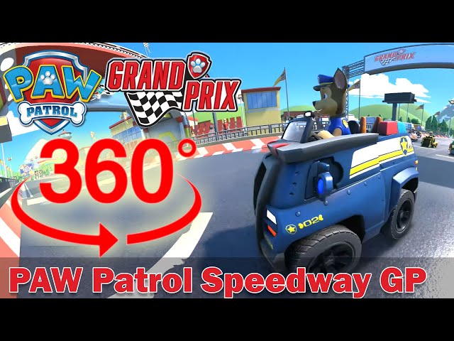 360° VR, PAW Patrol Speedway GP - Adventure Bay, Chase, PAW Patrol: Grand Prix, Walkthrough, 4K