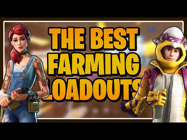 The BEST Farming Hero Loadouts in Fortnite Save the World!