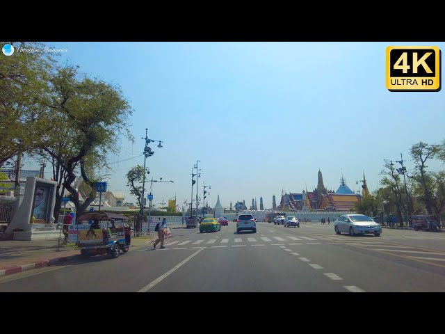 Road Trip from Wat Saket to Royal Thai Navy Club’s parking, Bangkok Thailand 2023 ราชนาวีสโมสร