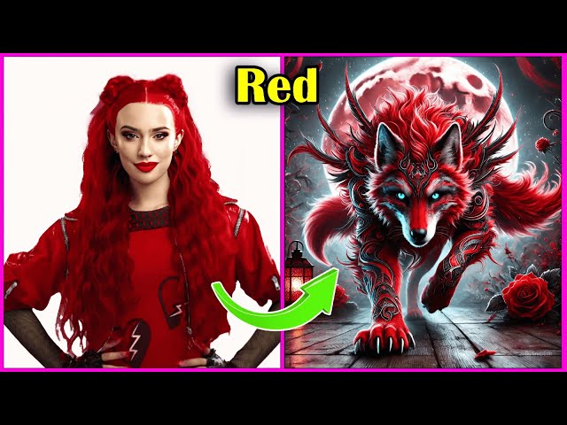 DESCENDANTS THE RISE OF RED CHARACTERS AS WOLF