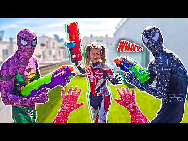 SPIDER-SISTER TELEPORTS The Superhero That Mocks SPIDER-MAN! (FUNNY COMEDY PARKOUR POV)