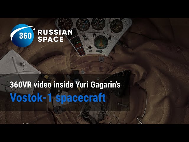 Yuri Gagarin   First Man in Space 360 video inside Vostok 1 spacecraft