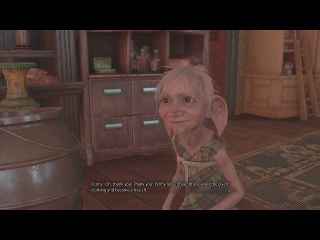 Giving Penny The House Elf Clothing to Set Her Free | Hogwarts Legacy