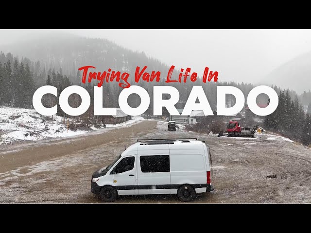 You NEED to try Vanlife camping in Colorado | Full Van TOUR