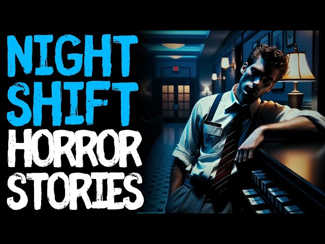 True Night Shift Scary Horror Stories for Sleep | Black Screen With Rain Sounds