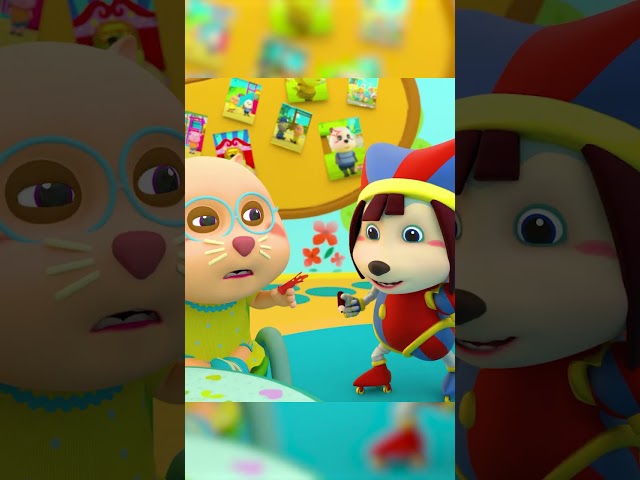 Pomni, Don't Bully Your Friends! #pomni #3d #shorts #kidssongs