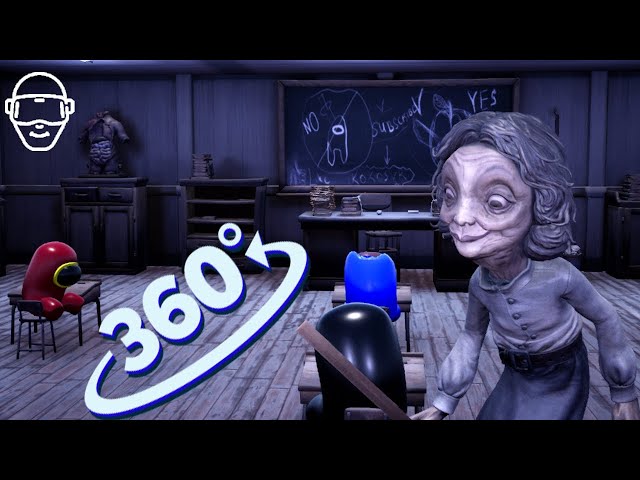 Escape the TEACHER in VR 360°  Little Nightmares 2