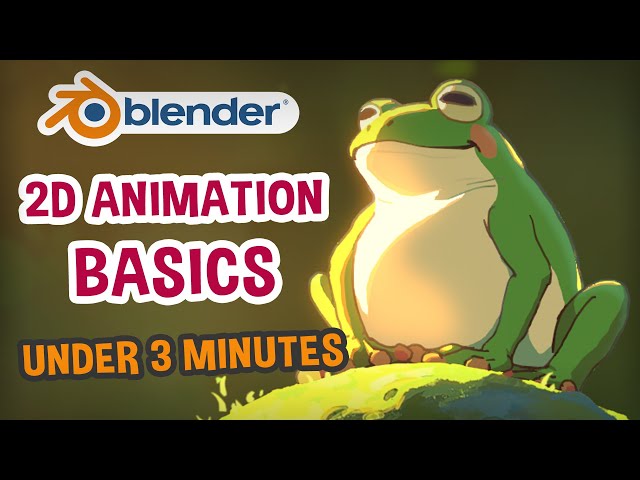 Blender 2D Animation Basics for Beginners - Grease pencil guide