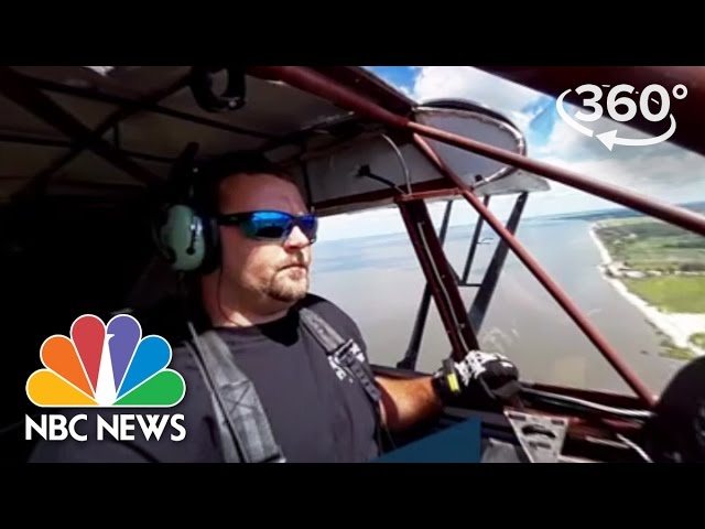 Aerial Advertising On The Jersey Shore | 360 Video | NBC News