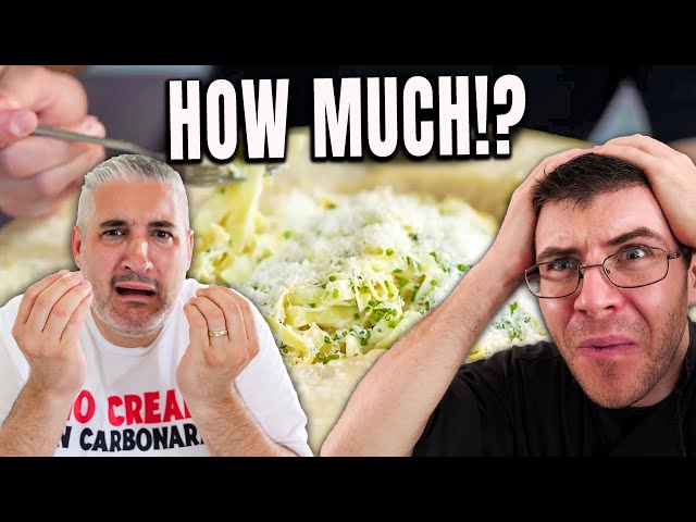 Pro Chef & Vincenzo SHOCKED AT Nick's 80 pound Parmesan Wheel RECIPE!