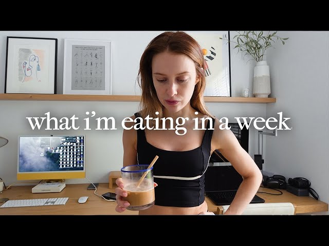 WHAT IM EATING IN A WEEK AND A POOL PHOTOSHOOT | VICTORIA