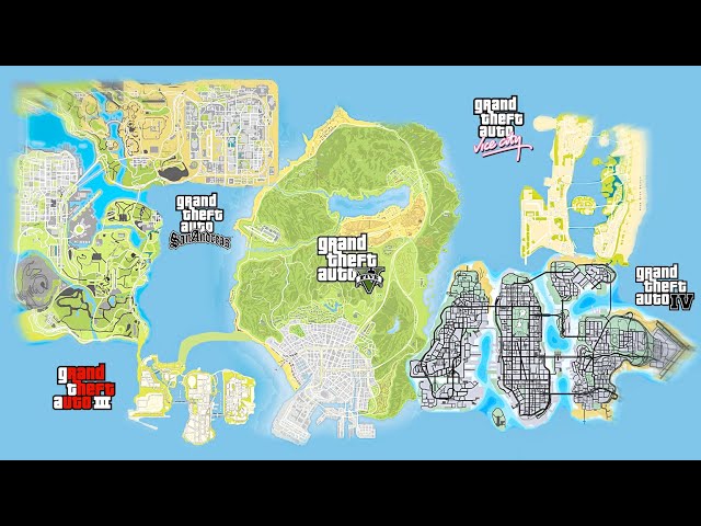 I Added Every GTA Map To GTA 5