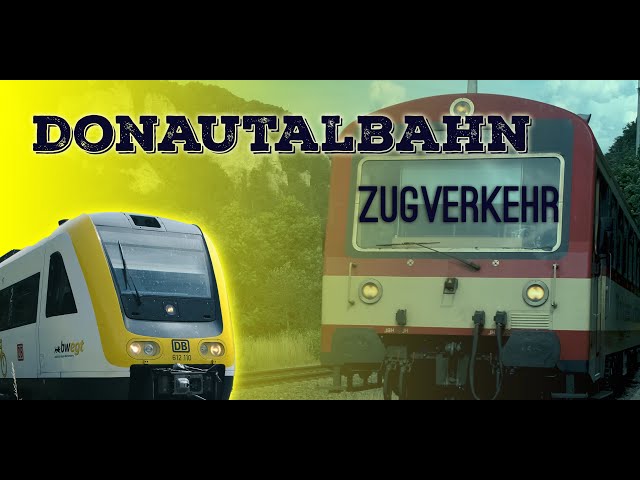 Zugverkehr im schönen oberen Donautal | Donautalbahn