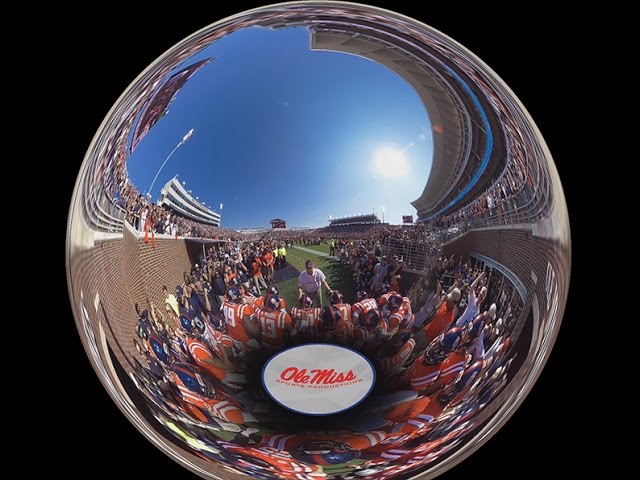 360 Video - Ole Miss Football vs Georgia (9-24-16)