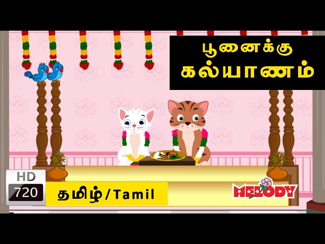 Poonaikku Poonaikku Kalyanam (Cat Marriage Song) | பூனைக்கு கல்யாணம் | Tamil Rhymes  |