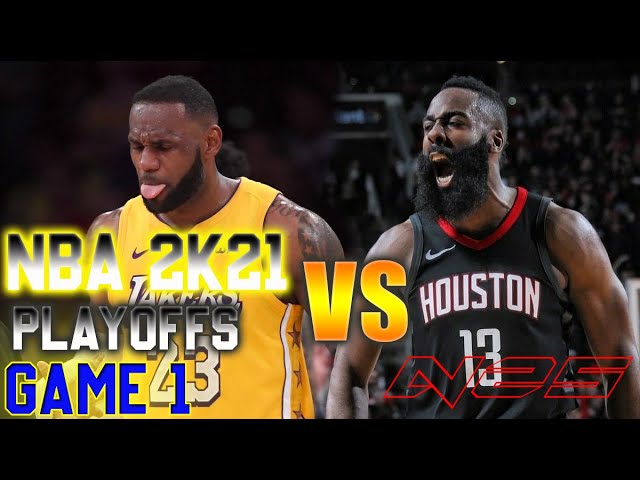 NBA 2K21 - Houston Rockets vs Los Angeles Lakers - SEMIFINALS - September, 4 - FULL GAME