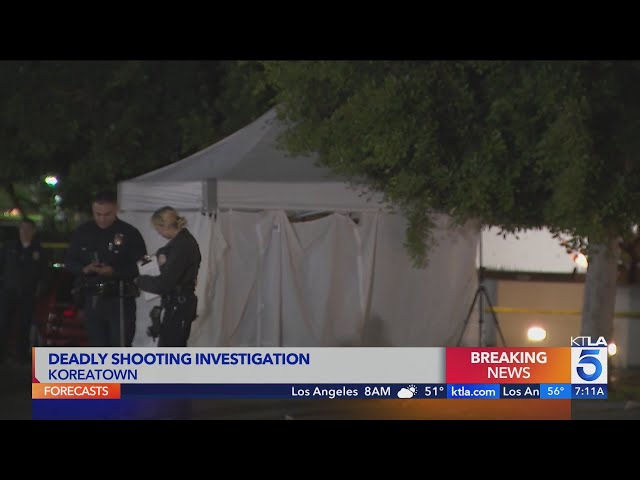 Police investigate pair of deadly Los Angeles neighborhood shootings