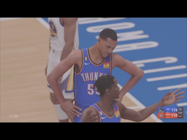 WARRIORS vs THUNDER FULL GAME HIGHLIGHTS | Warriors vs Thunder NBA 2K23