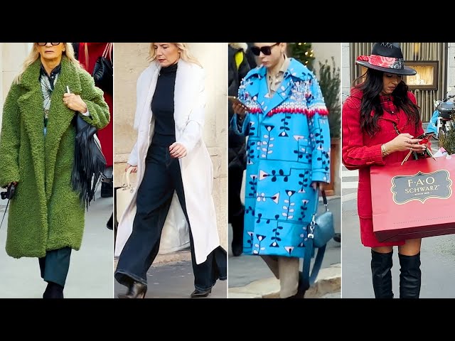 🇮🇹 Italian Winter Street Fashion Trends 2024! ❄️ On-trend Elegance in Milan in winter