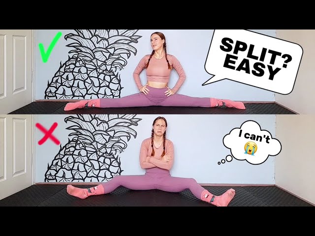 GET YOUR SPLITS IN 5 MIN | EASY SPLITS WORKOUT👍 #splits #gymnastics #homeworkout #stretching