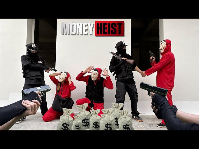 MONEY HEIST vs POLICE (BELLA CIAO REMIX) 22 || Epic Parkour POV Chase