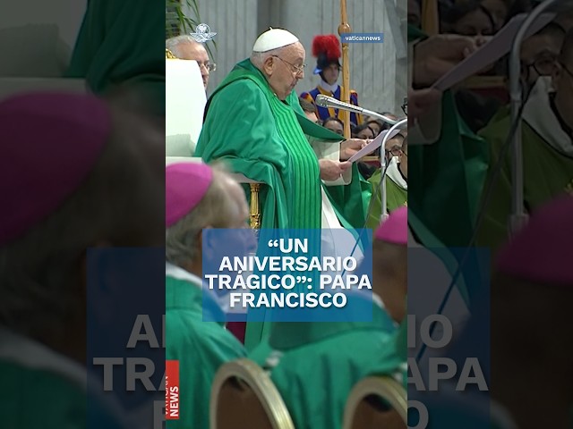 Papa Francisco lamenta “aniversario trágico” de la invasión rusa en Ucrania #Shorts