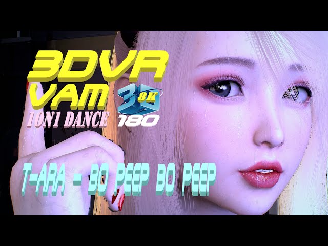 3DVR180 8K VaM T-ara - Bo Peep Bo Peep, Dance in the Cage, Let me out please, MMD,ダンス檻から出して