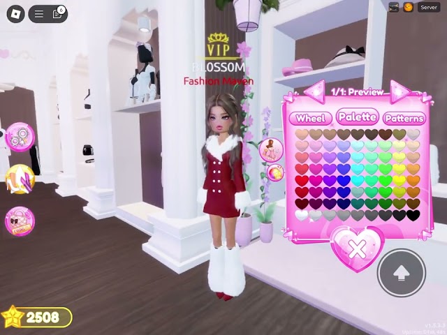 How to make cute Christmas oufit in Dti but with V.I.P