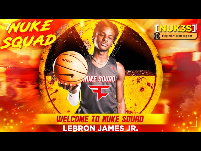 Welcome to Nuke Squad Bronny James ☢️