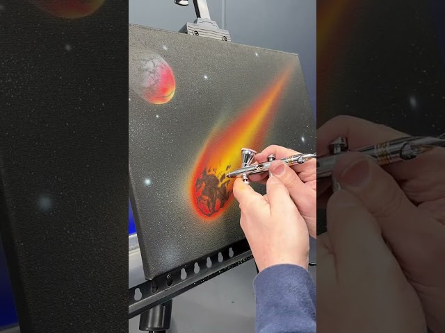 Unleash Your Creativity When Airbrushing This Meteor ☄️