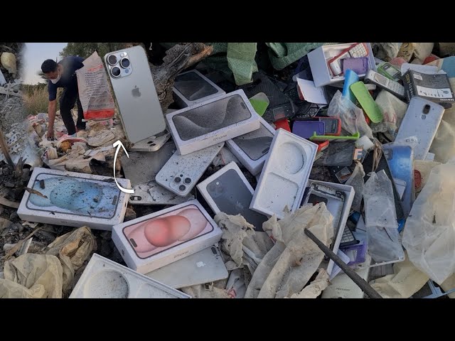 Restoration Abandoned Destroyed Phone Found  From Rubbish/Turn Destroyed iPhoneX into a iPhone 15Pro