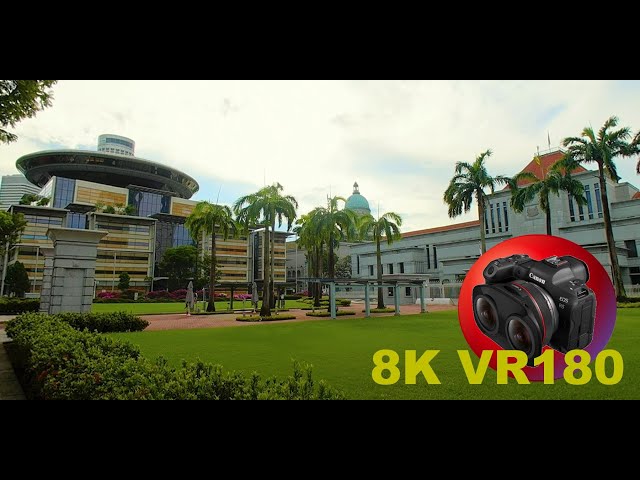 UFO LANDED INSIDE SINGAPORE also general look at the city 8K/4K VR180 3D (Travel Videos/ASMR/Music)