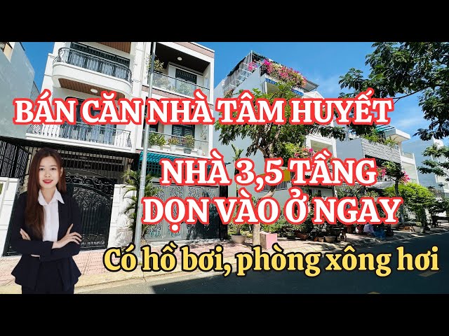 Đẳng cấp giới nhà giàu | Nhà 3,5 tầng khu đô thị yên tĩnh | Có hồ bơi, phòng xông hơi