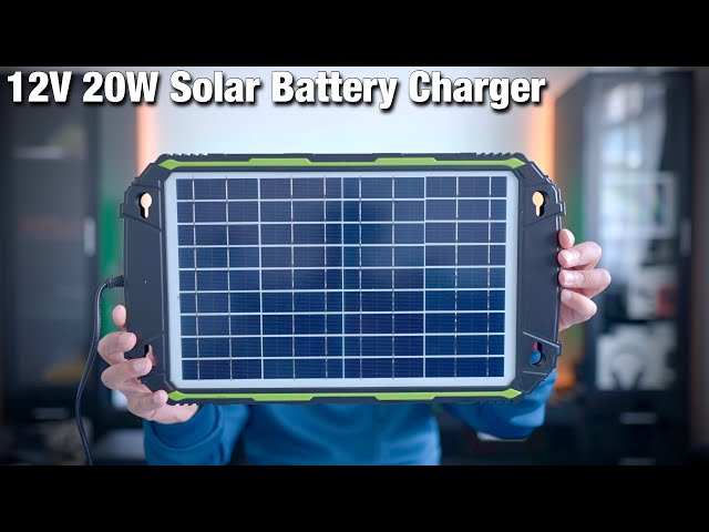 Sun Energise 12V 20W Solar Battery Charger