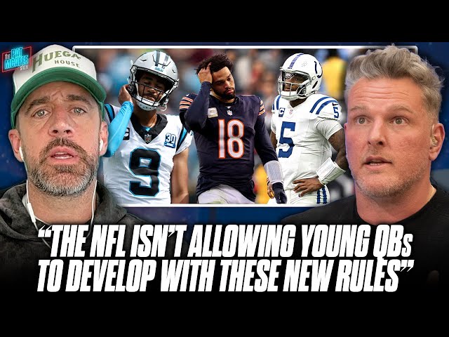 Aaron Rodgers Says Modern NFL Doesn't Allow Young QBs To Develop Due To New Rules | Pat McAfee Show