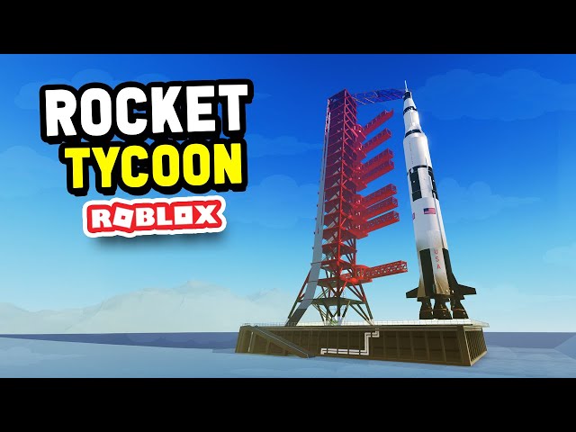 Building a ROCKET COMPANY in Roblox Rocket Tycoon