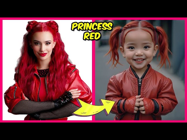 DESCENDANTS THE RISE OF RED CHARACTER AS BABY | NEW VIDEO 2024 | LOOK QUIZ