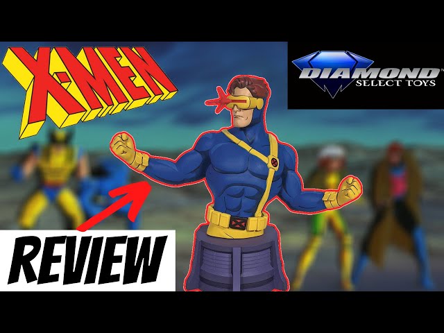 Diamond Select Cyclops (X-Men Animated Series) Bust Unboxing And Review