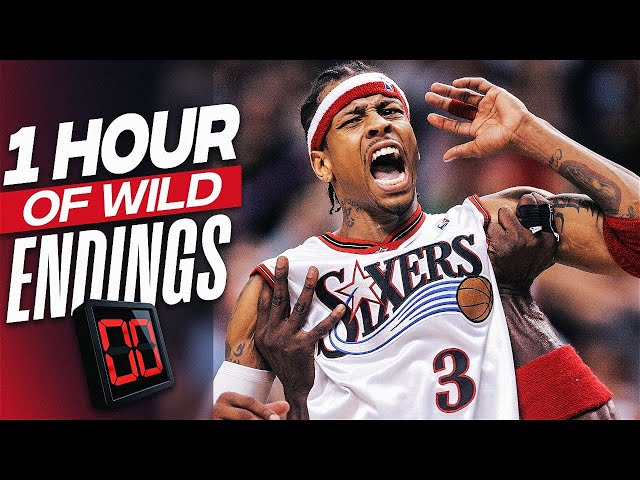 1 HOUR of Allen Iverson Being CLUTCH In WILD ENDINGS 👀🔥